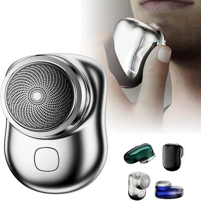 Cordless Compact Electric Shaver for Men - USB Rechargeable Portable Face Trimmer