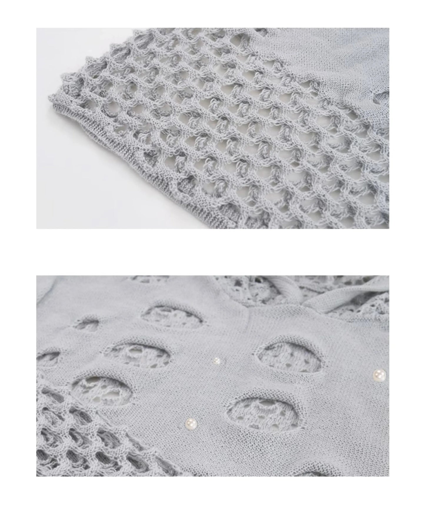 Men's black loose-fit hooded sweater with pearl decorations, thin fabric for spring