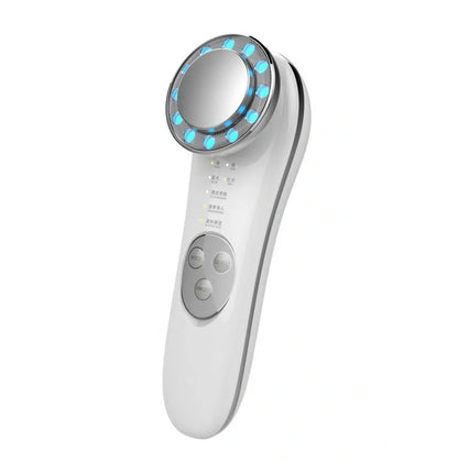 7-in-1 Facial Massager with Galvanic and High Frequency Technology for skin care