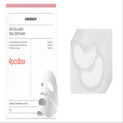 Deep Collagen Overnight Mask - Rejuvenating Facial Sheet Masks with Low-Molecular-Weight Collagen for Firmer, More Radiant Skin