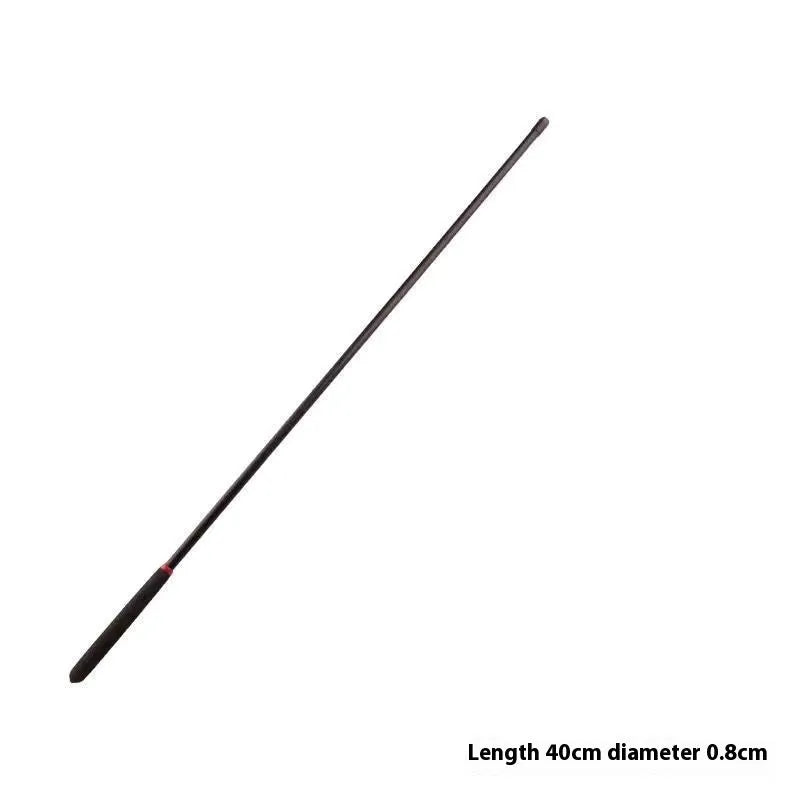 A straight resin measuring pointer for sewing and dressmaking tasks.