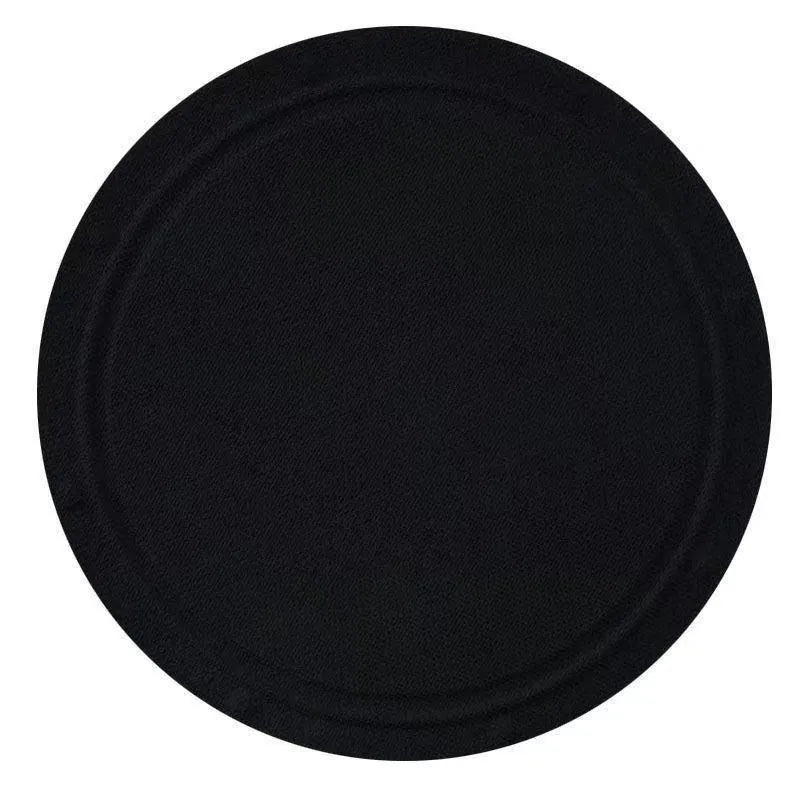 Rubber bath towel with fingertip texture design in a round cake pattern.