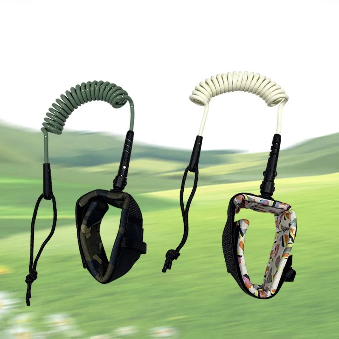 Surfboard hand holding rope with high elasticity and 50kg tension capacity for secure board transport