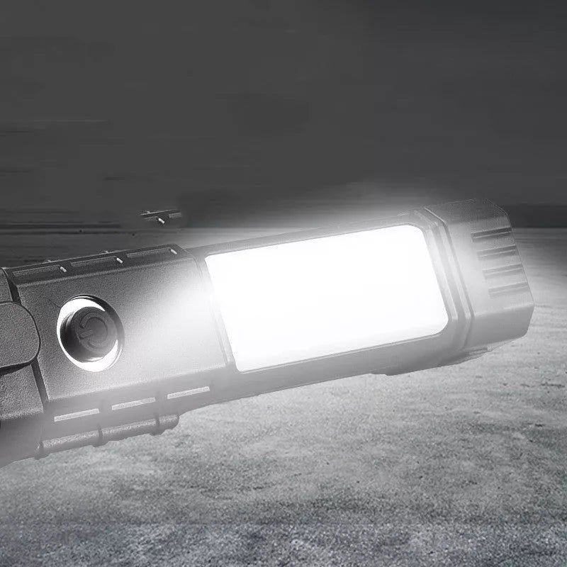 Multifunctional car safety hammer with LED flashlight and USB charging port