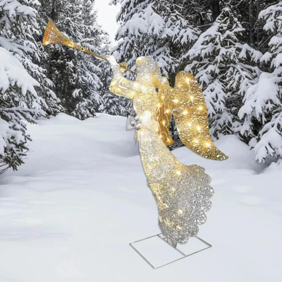 15cm diameter acrylic garden decoration with 3mm thickness and pre-attached hanging cord