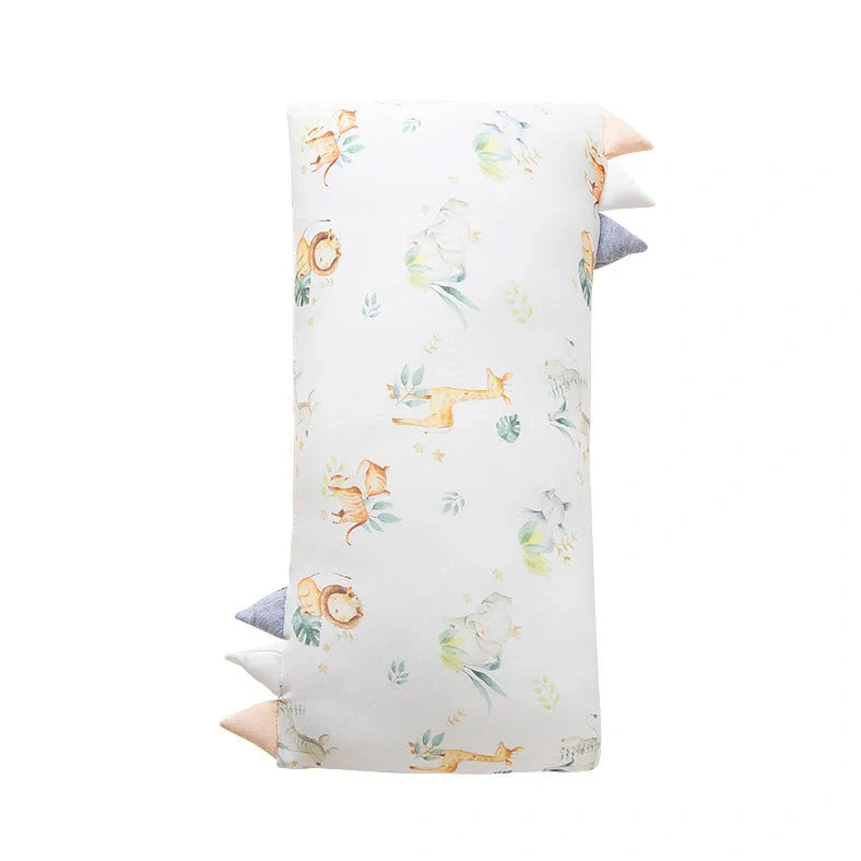 Bamboo fibre children's cartoon pillow with removable cover in three size options