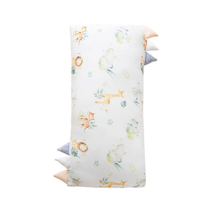 Bamboo fibre children's cartoon pillow with removable cover in three size options