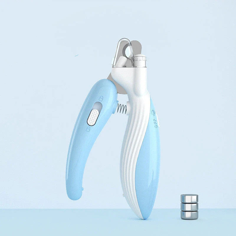 Electric Pet Nail Trimmer with LED Light for Cats and Dogs - Precisely Trim Nails with Ergonomic Design and Bright Illumination