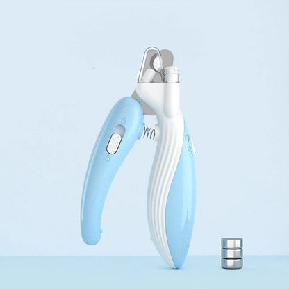 Electric Pet Nail Trimmer with LED Light for Cats and Dogs - Precisely Trim Nails with Ergonomic Design and Bright Illumination