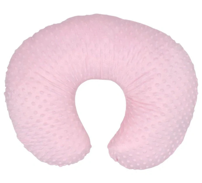 Soft coral fleece U-shaped nursing pillow pillowcase in various colors