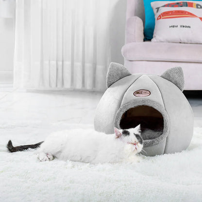 L size 36cm cube fully enclosed cat sofa bed with removable cushion