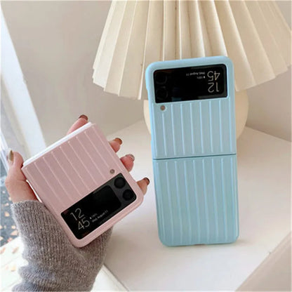 Samsung Z Flip3 flip case in seven colours with 0.8mm PC shell and solid-colour design