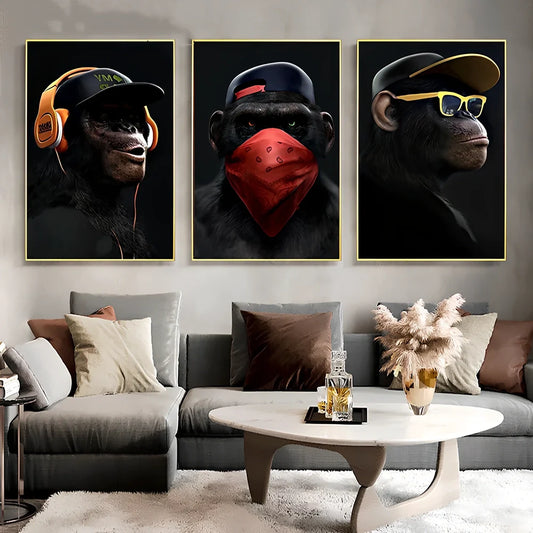 Modern canvas wall art with pine wood frame in multiple size options from 20x30cm to 70x120cm