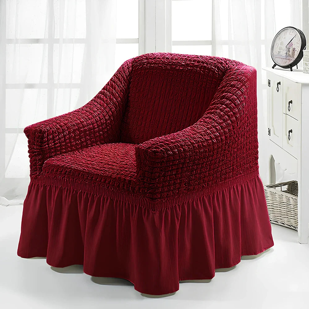 Branbird American single sofa cover with skirt design on 90-140cm furniture