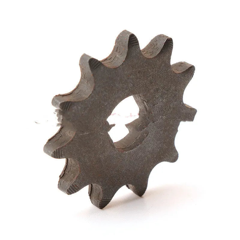Cast iron 11-tooth motorcycle gear for 25hT8F chain reduction systems