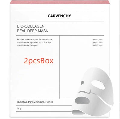Deep Collagen Overnight Mask - Rejuvenating Facial Sheet Masks with Low-Molecular-Weight Collagen for Firmer, More Radiant Skin