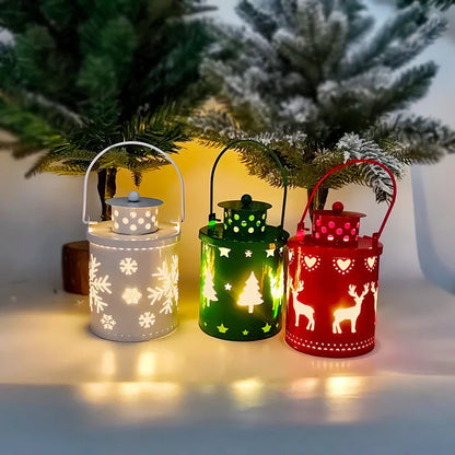 Enchanting LED Christmas candle lights with a captivating Nordic-inspired design, creating a warm, festive ambiance in any holiday setting.