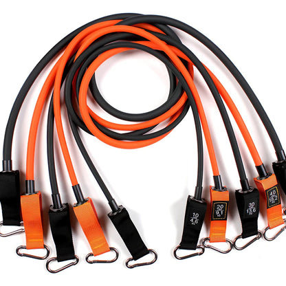 Bodhi Stick Set with latex tension bands, tension bars, and storage bag for resistance training