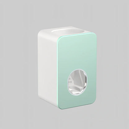 Automatic toothpaste dispenser wall-mounted with punch-free installation measuring 18.5cm