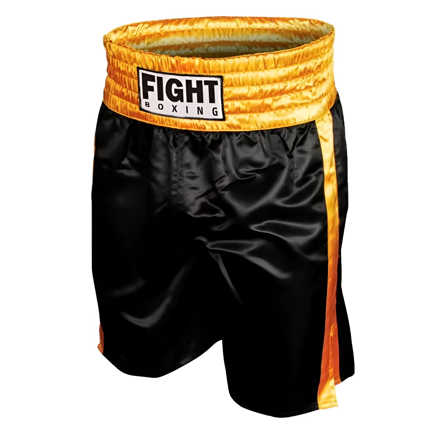 Stretch polyester boxing shorts with elastic waistband in multiple colour combinations for training