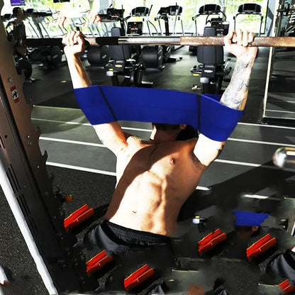 Elbow joint resistance bandage in red, grey, blue, or black, sizes S, M, L, for boxing and exercise support.