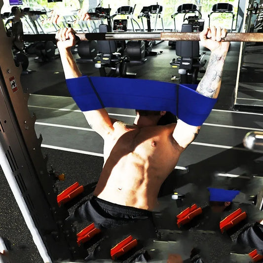 Elbow joint resistance bandage in red, grey, blue, or black, sizes S, M, L, for boxing and exercise support.