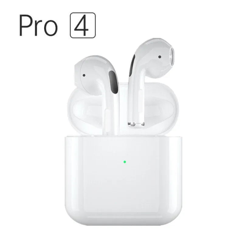 Stereo Binaural Sports Pro4 Wireless Bluetooth-compatible Headset in Pro4 Black or Pro4 White colour with in-ear sports design