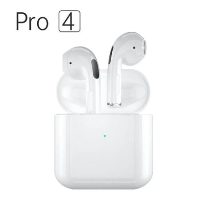 Stereo Binaural Sports Pro4 Wireless Bluetooth-compatible Headset in Pro4 Black or Pro4 White colour with in-ear sports design