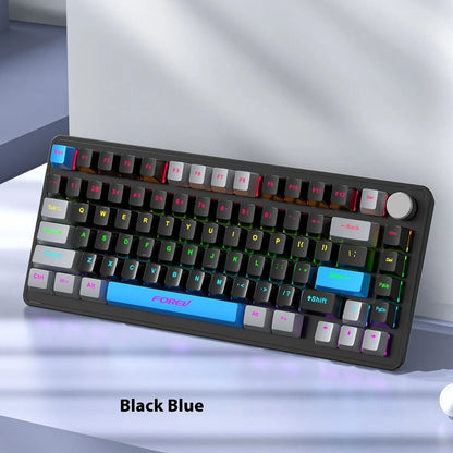 K98 mechanical keyboard and matching wireless mouse in a selected colour from the range on a desk.
