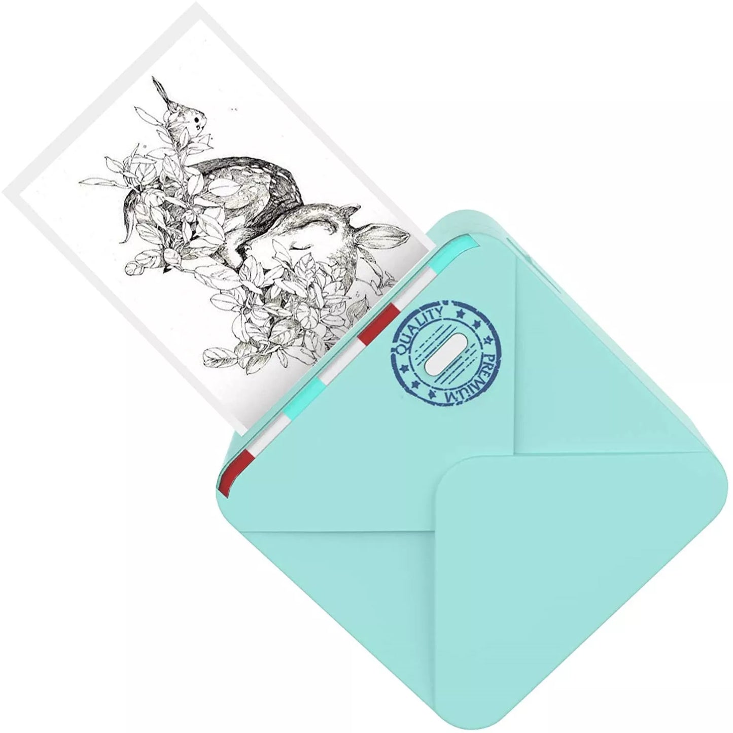 Compact Bluetooth thermal printer with high-resolution output, perfect for mobile printing needs