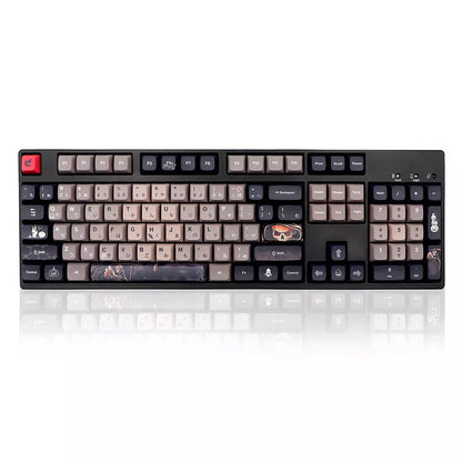 Halloween themed five-sided sublimation key cap set for mechanical keyboards