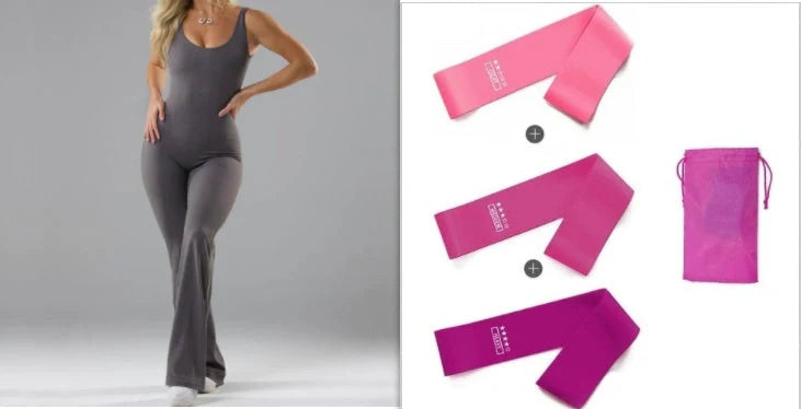 Slim fit backless jumpsuit for yoga and exercise in various colors