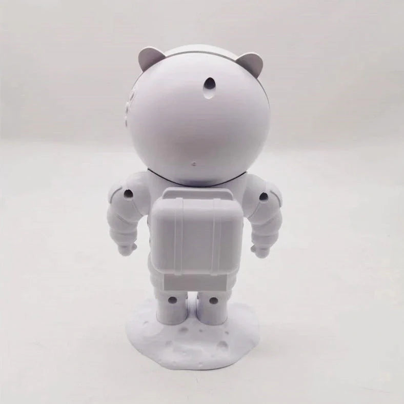 Astronaut Star Water Wave Projection Lamp showing celestial pattern projection on ceiling