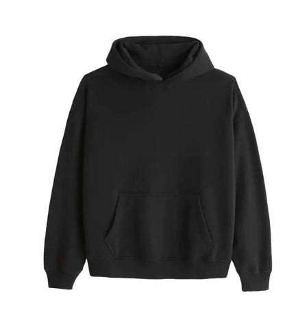 Stylish women's hooded pocket pullover top with floral digital printing and lantern sleeves