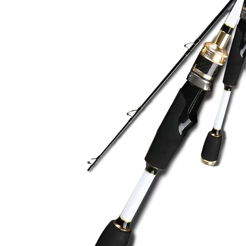 Carbon Valve Stem Fishing Rod with Micro Lead Raft Handle for enhanced grip and control
