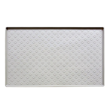 Waterproof silicone pet mat for dogs and cats, easy to clean and durable.