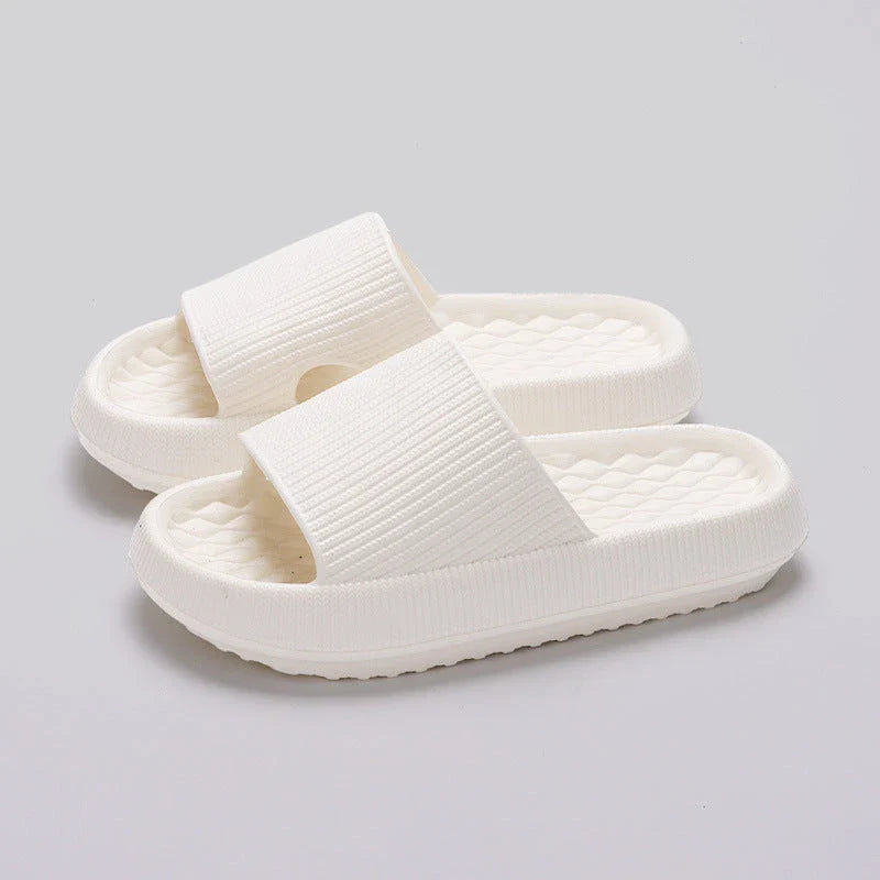 Comfy slip-on sandals with stylish rhombus pattern design, available in various colors and sizes