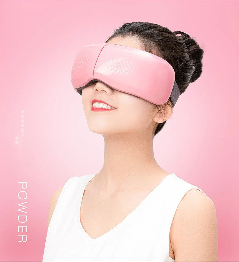 Bluetooth-compatible vibrating hot compress airbag kneading eye protection device