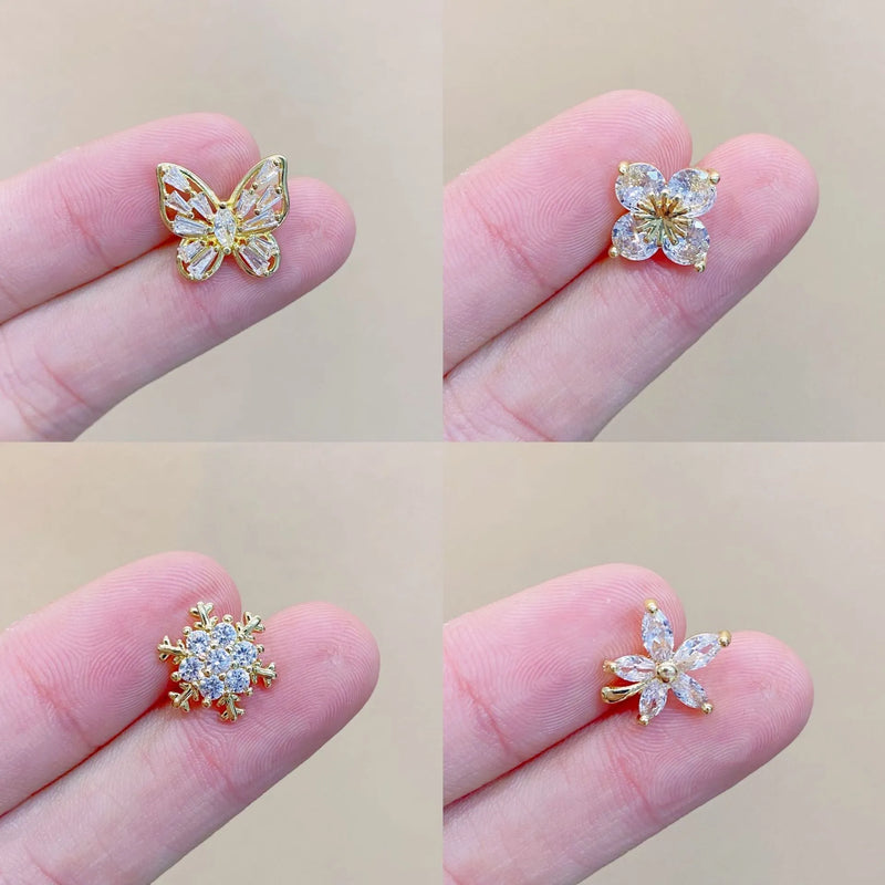 Fixed decorative brooch for women's clothing made from copper material with electroplated finish, available in six colour styles for multifunctional anti-exposure use.