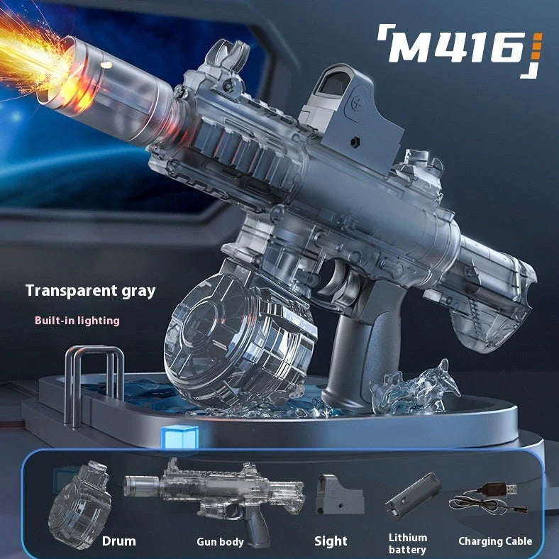 Ice Mouse electric water gun toy with 500ml water tank and high-speed firing system