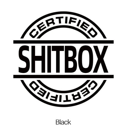 13x12cm vinyl car sticker in assorted colours including black, white, silver, gold, red, blue, green, yellow, glitter, and multicolour options