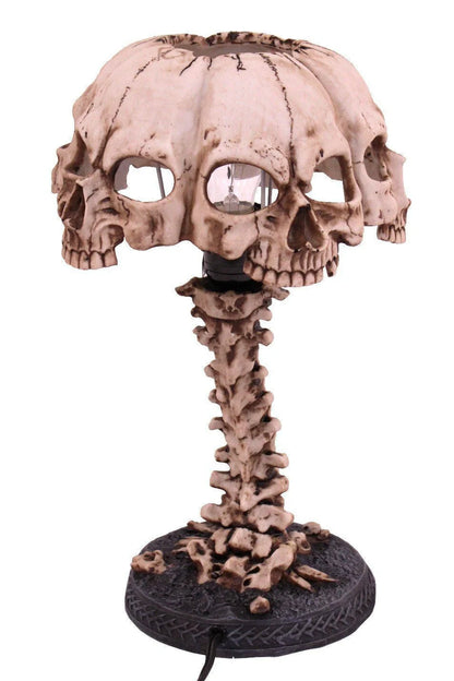 Halloween Jack Glowing Table Lamp with LED lighting and skeleton design