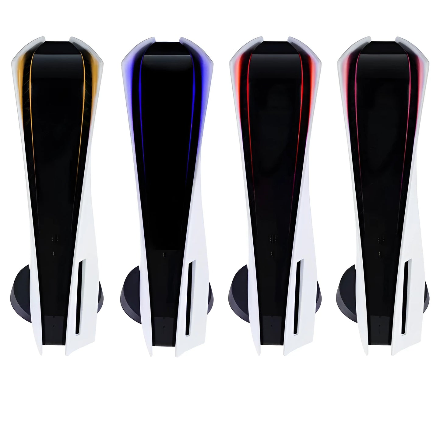 PS5 console light bar film sticker in carbon fibre design with colour options