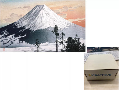 Animal Puzzle Craft Hub A3 Size Wooden Box for puzzle storage and organization