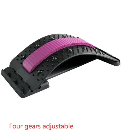Adjustable back stretcher massager in chosen colour on a neutral background.
