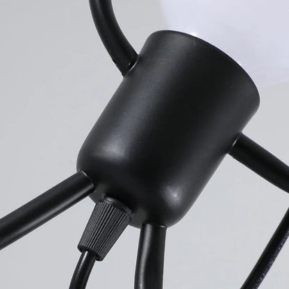Small iron chandelier pendant light in modern simplicity style for restaurant cafe and clothing store decoration