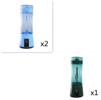 Rechargeable portable blender for making smoothies, shakes, and other on-the-go refreshments