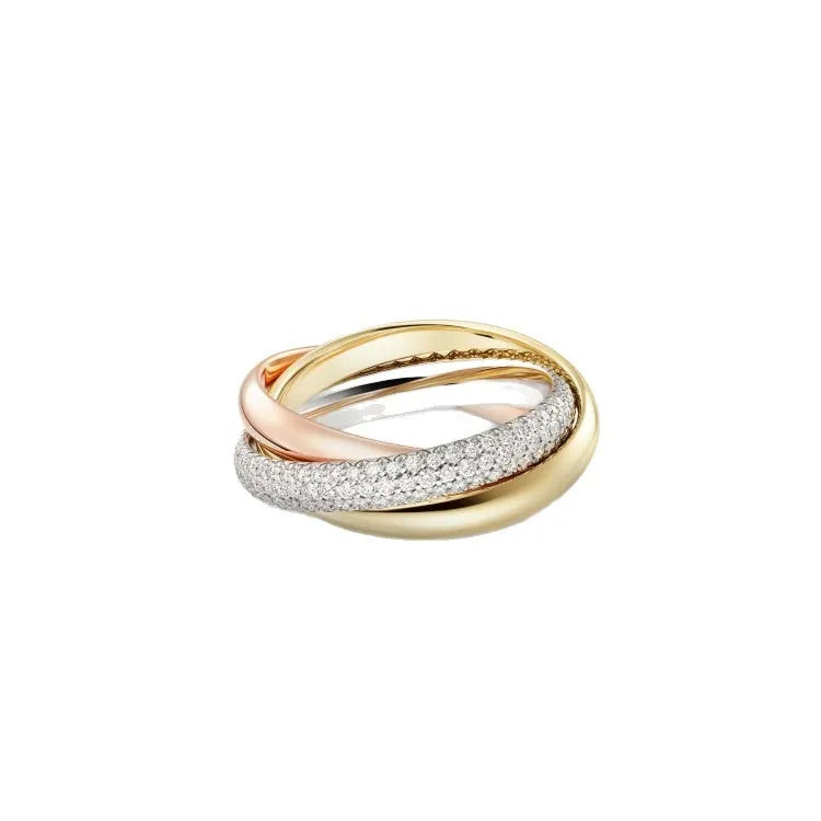 Silver couple rings with diamond settings in U-shaped or geometric designs, available in multiple colours and sizes 5-11