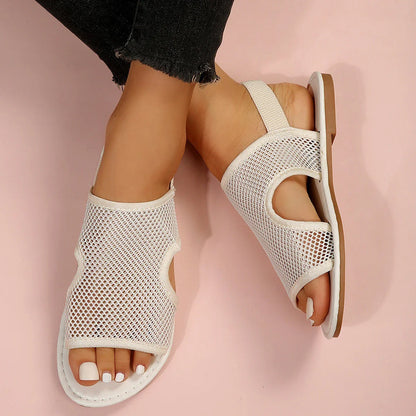 Breathable mesh sandals in various colors and sizes for men and women