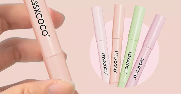 Romantic Skin Care Lotion Pen in orange, pink, green, and yellow - portable moisturizer and fragrance applicator